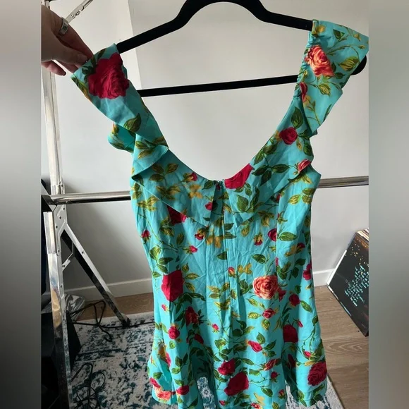 Signature 8 Floral Ruffle mini Dress - Picture 7 of 8